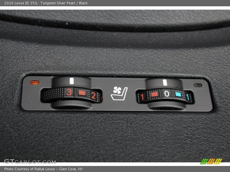 Tungsten Silver Pearl / Black 2010 Lexus ES 350