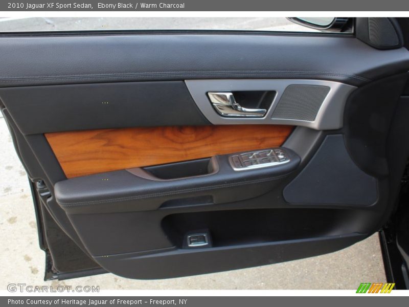 Ebony Black / Warm Charcoal 2010 Jaguar XF Sport Sedan