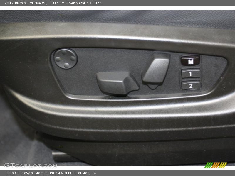 Titanium Silver Metallic / Black 2012 BMW X5 xDrive35i