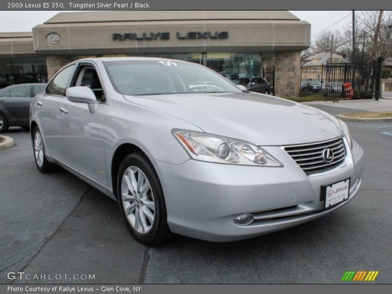Tungsten Silver Pearl / Black 2009 Lexus ES 350
