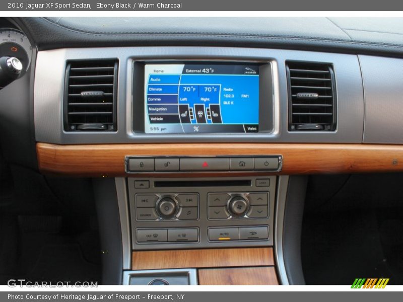 Ebony Black / Warm Charcoal 2010 Jaguar XF Sport Sedan
