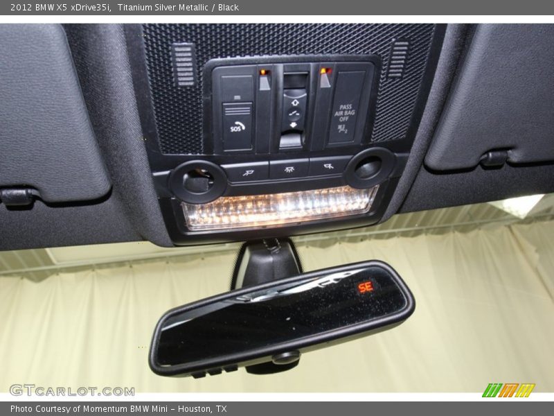 Titanium Silver Metallic / Black 2012 BMW X5 xDrive35i