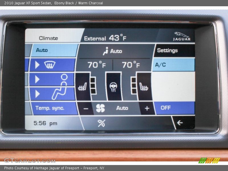 Ebony Black / Warm Charcoal 2010 Jaguar XF Sport Sedan