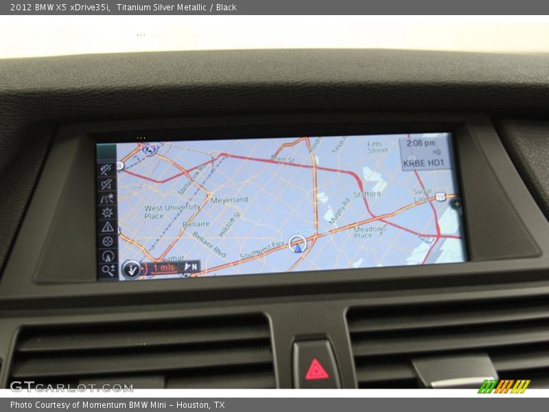 Titanium Silver Metallic / Black 2012 BMW X5 xDrive35i