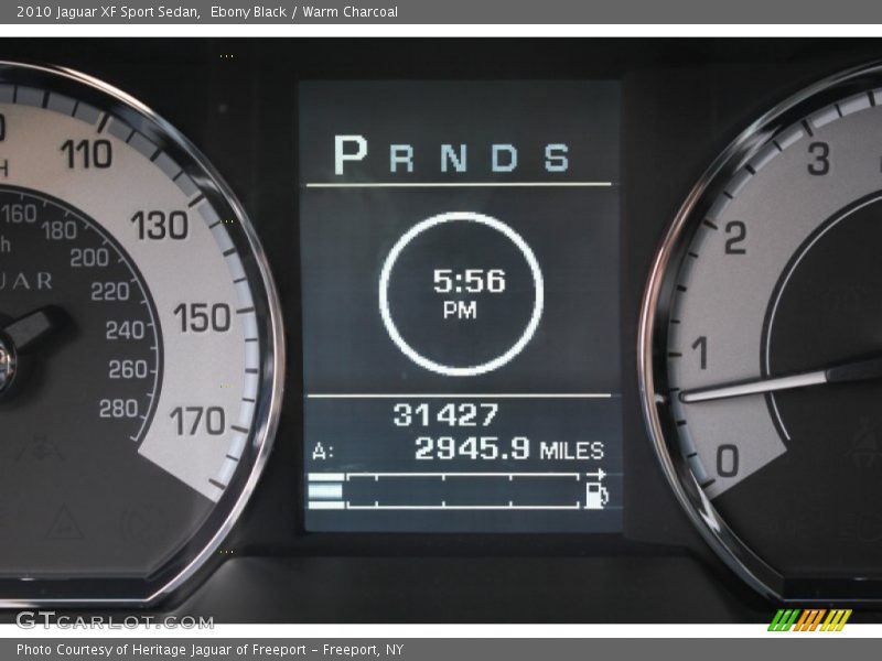Ebony Black / Warm Charcoal 2010 Jaguar XF Sport Sedan