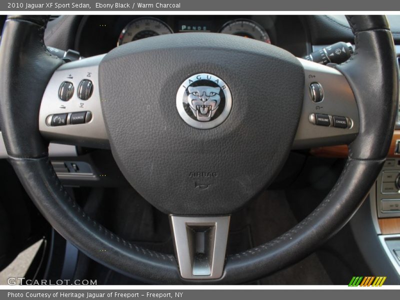 Ebony Black / Warm Charcoal 2010 Jaguar XF Sport Sedan