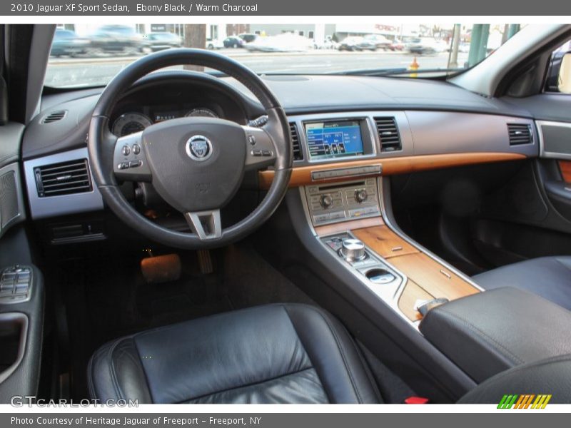 Ebony Black / Warm Charcoal 2010 Jaguar XF Sport Sedan