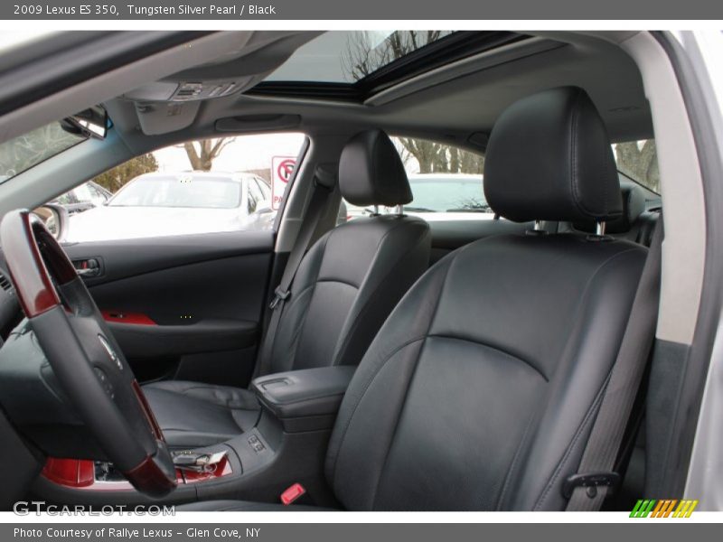 Tungsten Silver Pearl / Black 2009 Lexus ES 350