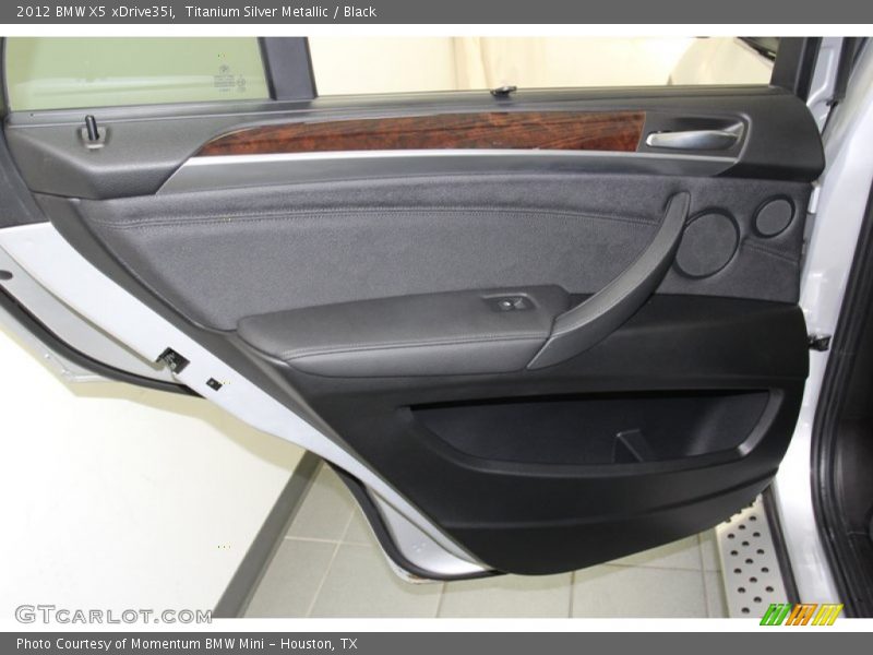 Titanium Silver Metallic / Black 2012 BMW X5 xDrive35i