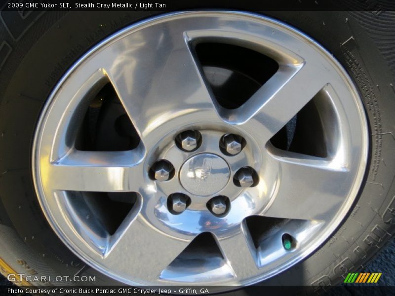 Stealth Gray Metallic / Light Tan 2009 GMC Yukon SLT