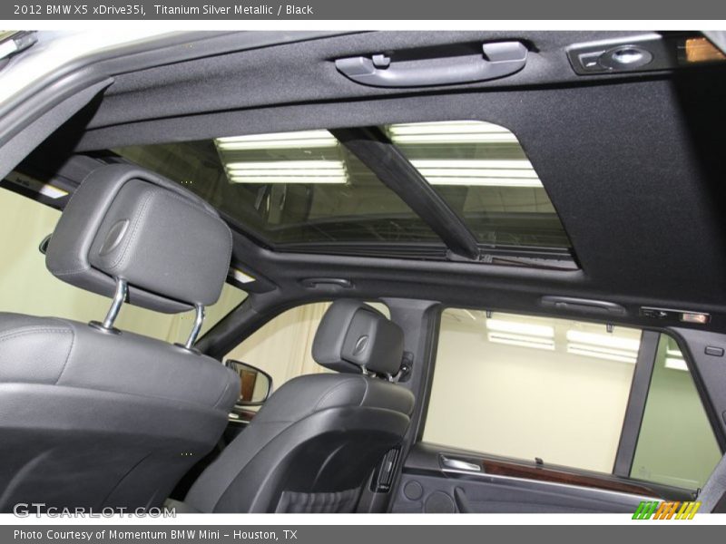 Titanium Silver Metallic / Black 2012 BMW X5 xDrive35i
