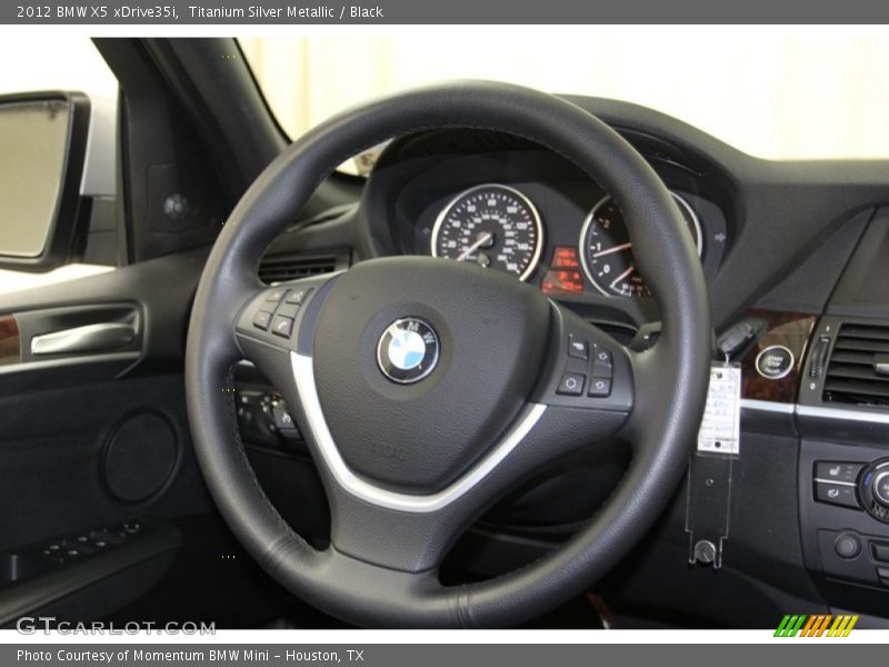 Titanium Silver Metallic / Black 2012 BMW X5 xDrive35i