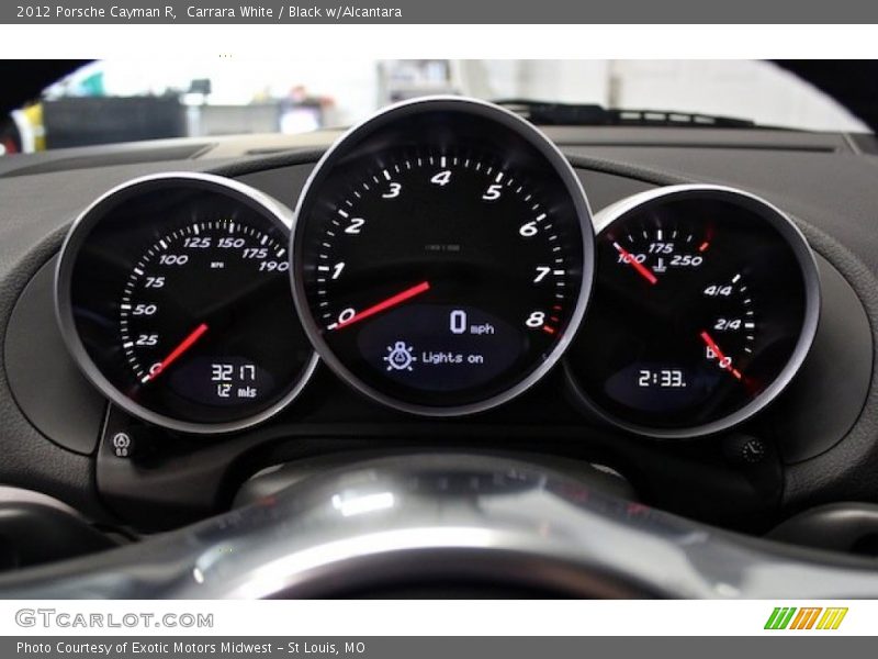  2012 Cayman R R Gauges