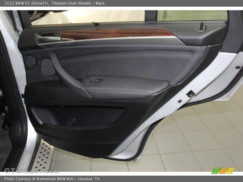 Titanium Silver Metallic / Black 2012 BMW X5 xDrive35i