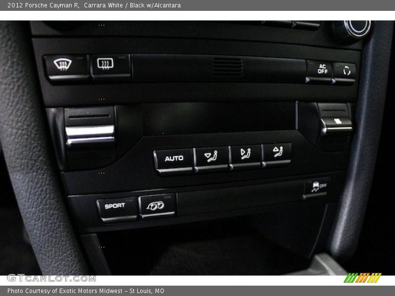 Controls of 2012 Cayman R