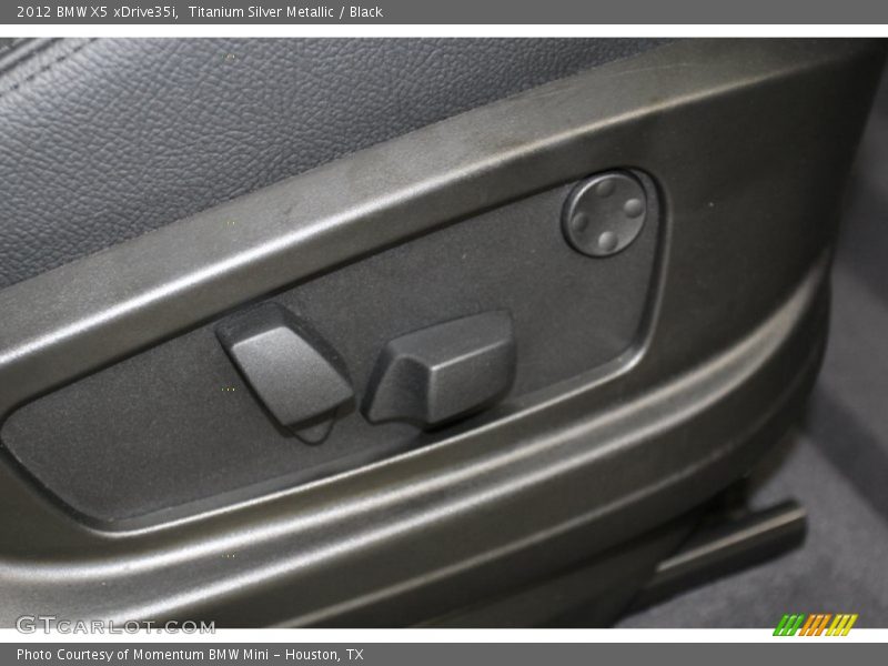 Titanium Silver Metallic / Black 2012 BMW X5 xDrive35i