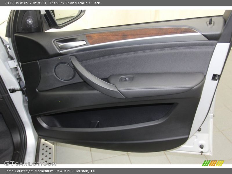 Titanium Silver Metallic / Black 2012 BMW X5 xDrive35i