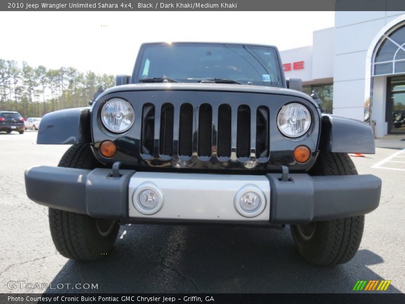 Black / Dark Khaki/Medium Khaki 2010 Jeep Wrangler Unlimited Sahara 4x4