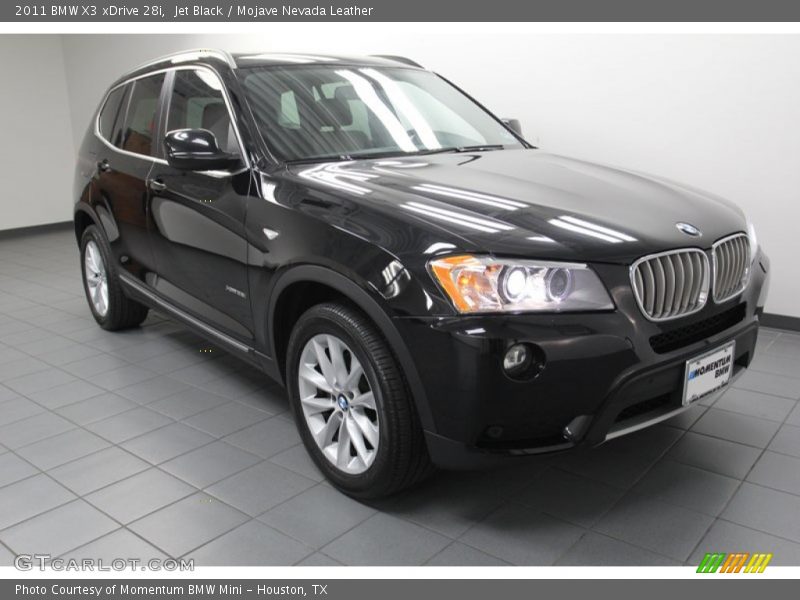 Jet Black / Mojave Nevada Leather 2011 BMW X3 xDrive 28i