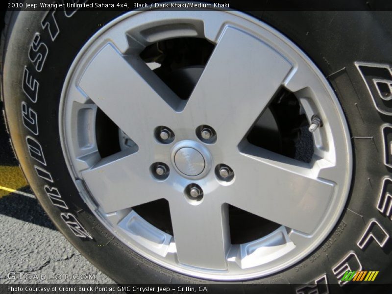 Black / Dark Khaki/Medium Khaki 2010 Jeep Wrangler Unlimited Sahara 4x4