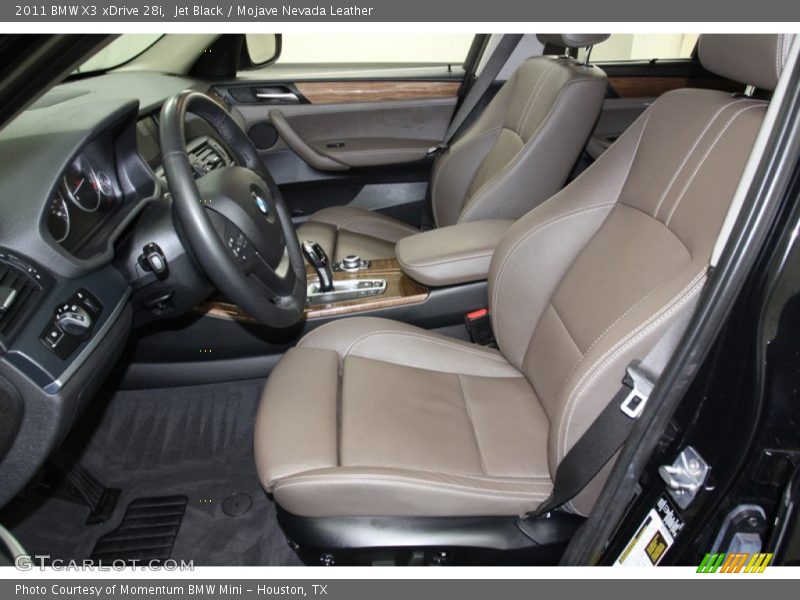  2011 X3 xDrive 28i Mojave Nevada Leather Interior