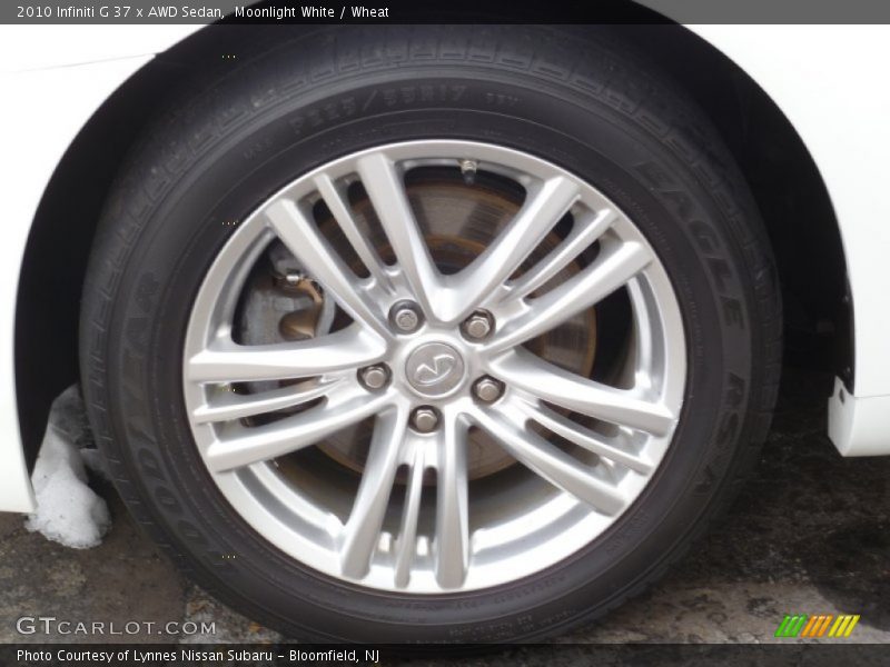 Moonlight White / Wheat 2010 Infiniti G 37 x AWD Sedan