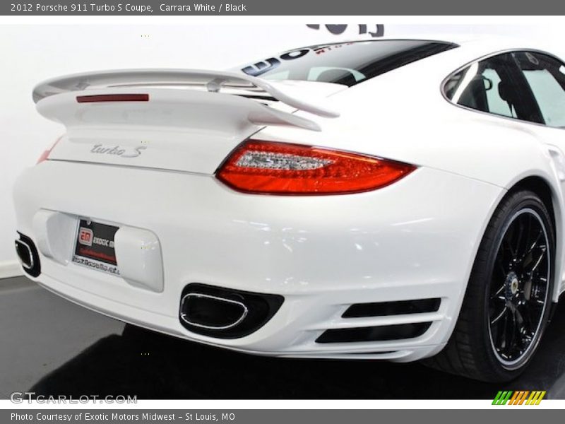 Carrara White / Black 2012 Porsche 911 Turbo S Coupe