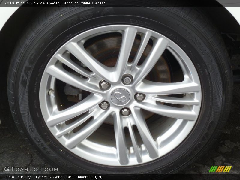 Moonlight White / Wheat 2010 Infiniti G 37 x AWD Sedan