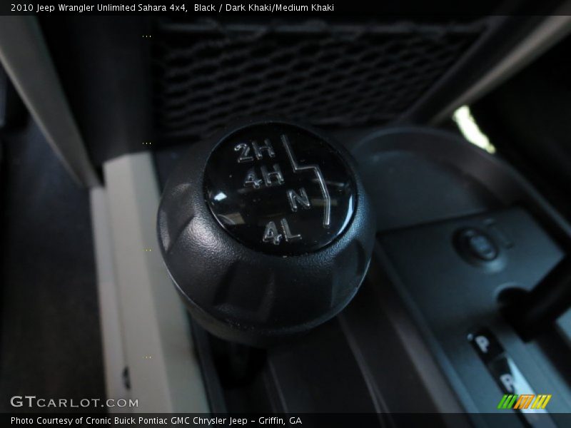 Black / Dark Khaki/Medium Khaki 2010 Jeep Wrangler Unlimited Sahara 4x4