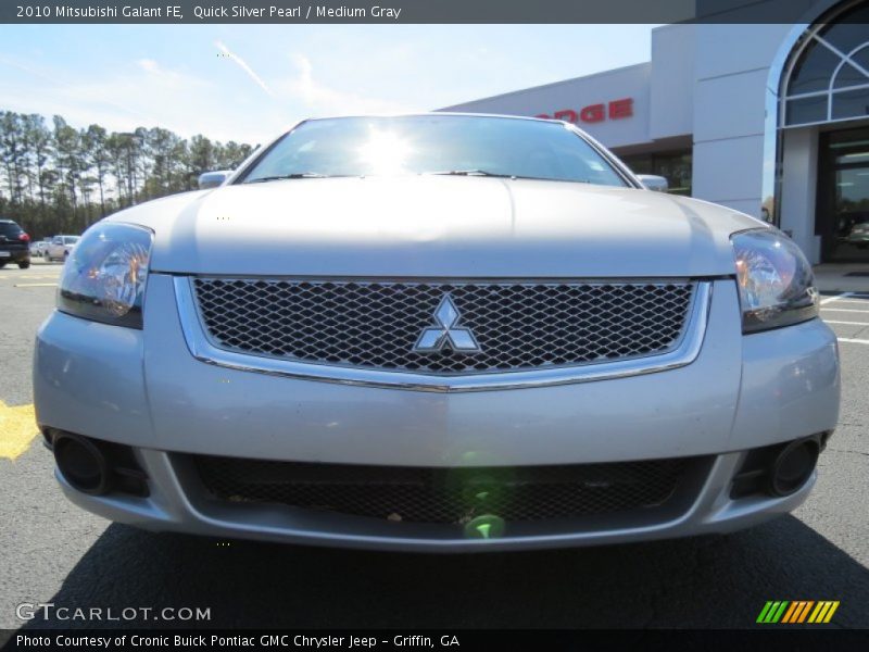 Quick Silver Pearl / Medium Gray 2010 Mitsubishi Galant FE