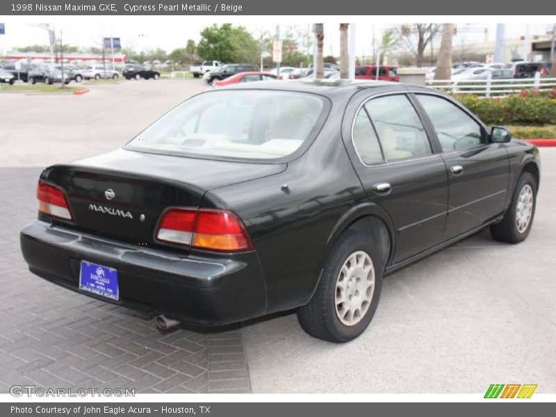 Cypress Pearl Metallic / Beige 1998 Nissan Maxima GXE