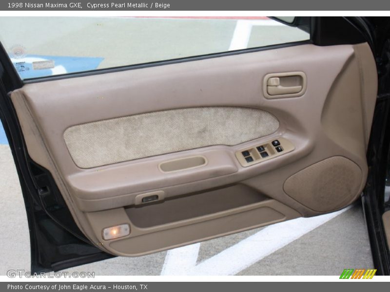 Cypress Pearl Metallic / Beige 1998 Nissan Maxima GXE