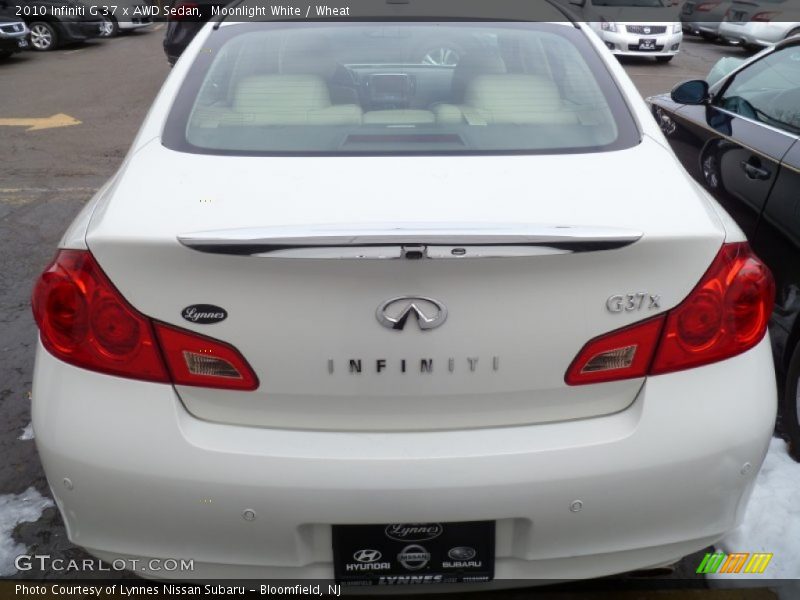 Moonlight White / Wheat 2010 Infiniti G 37 x AWD Sedan