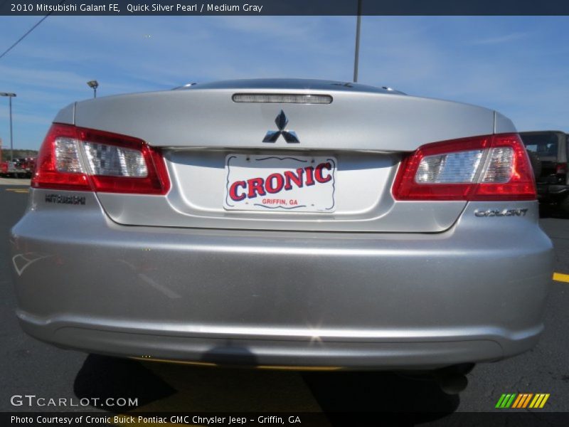 Quick Silver Pearl / Medium Gray 2010 Mitsubishi Galant FE