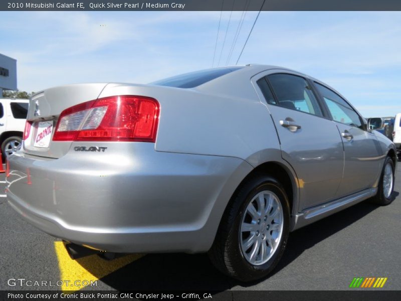 Quick Silver Pearl / Medium Gray 2010 Mitsubishi Galant FE