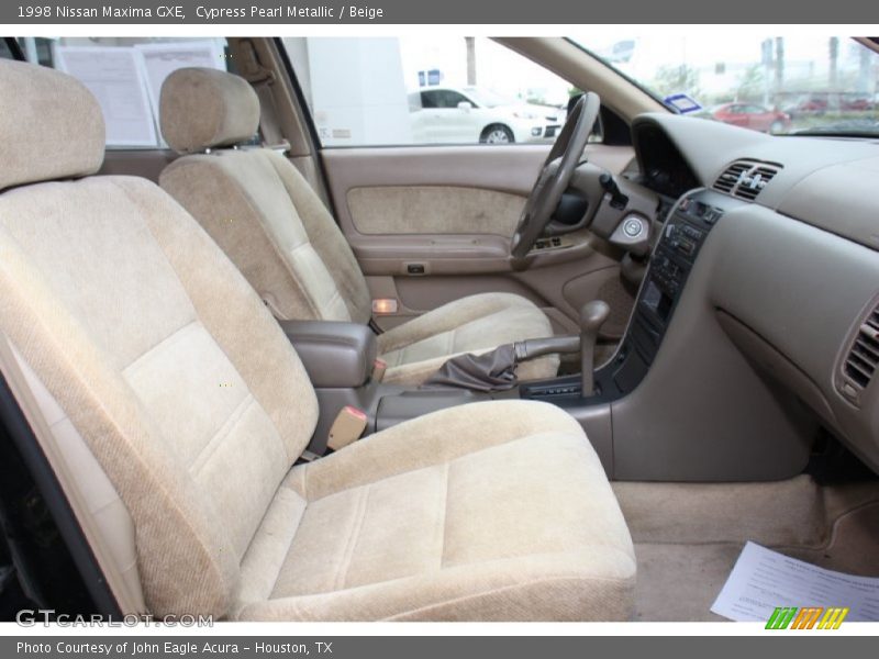 Cypress Pearl Metallic / Beige 1998 Nissan Maxima GXE