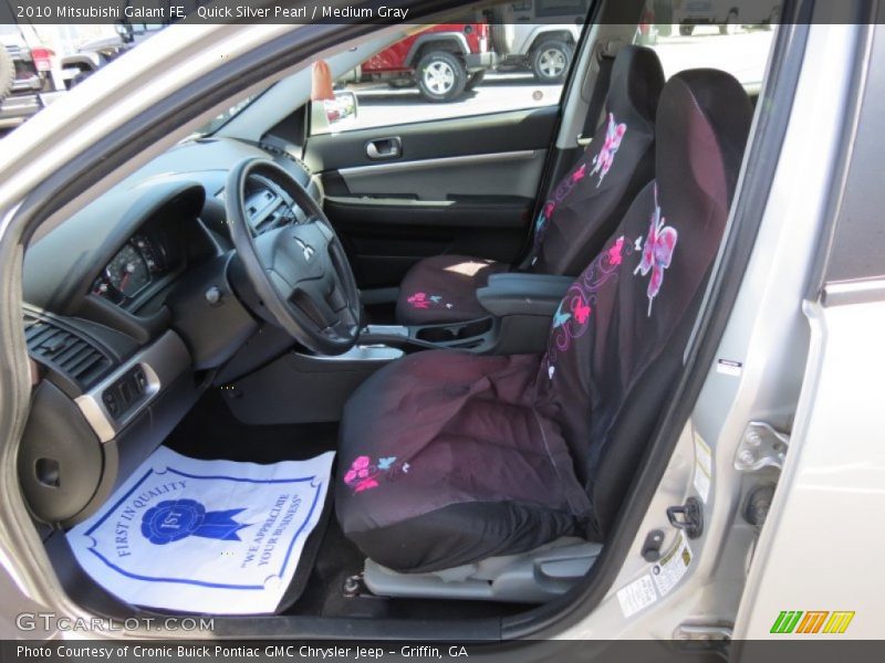 Quick Silver Pearl / Medium Gray 2010 Mitsubishi Galant FE