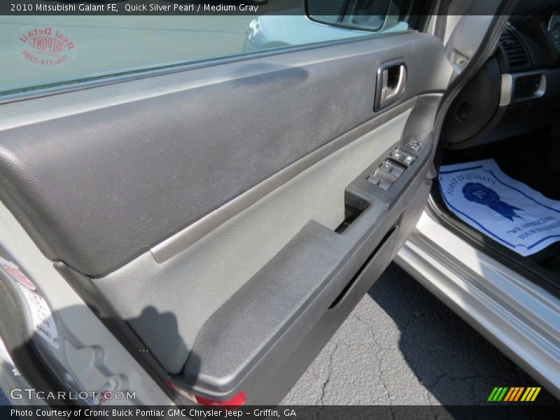 Quick Silver Pearl / Medium Gray 2010 Mitsubishi Galant FE