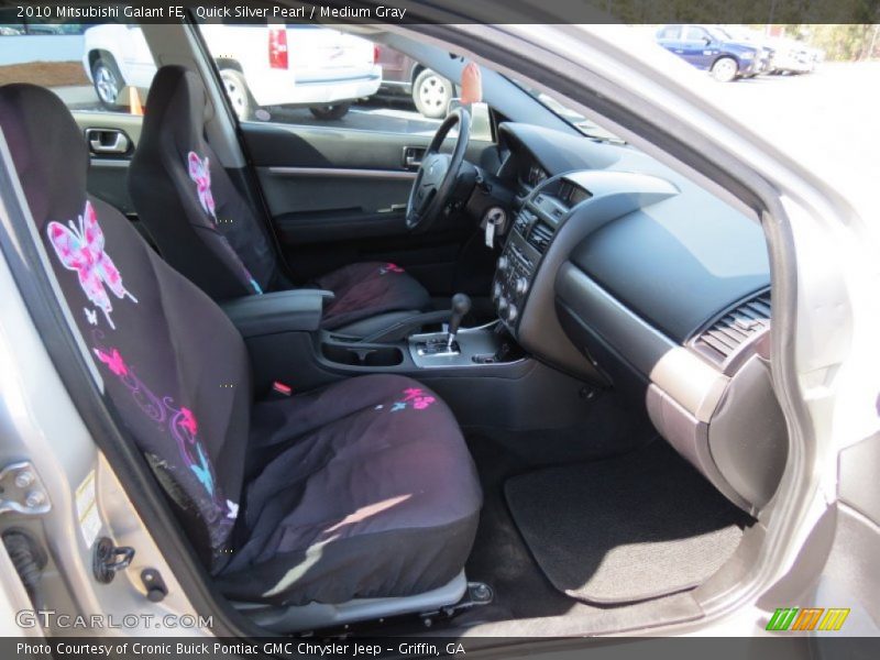 Quick Silver Pearl / Medium Gray 2010 Mitsubishi Galant FE