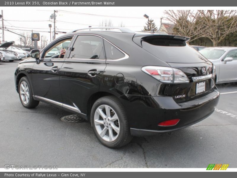 Obsidian Black / Parchment/Brown Walnut 2010 Lexus RX 350