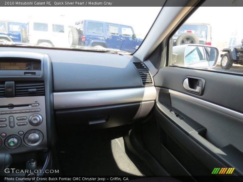 Quick Silver Pearl / Medium Gray 2010 Mitsubishi Galant FE