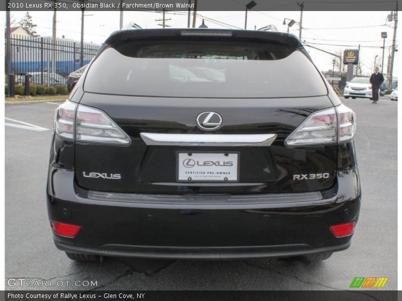 Obsidian Black / Parchment/Brown Walnut 2010 Lexus RX 350