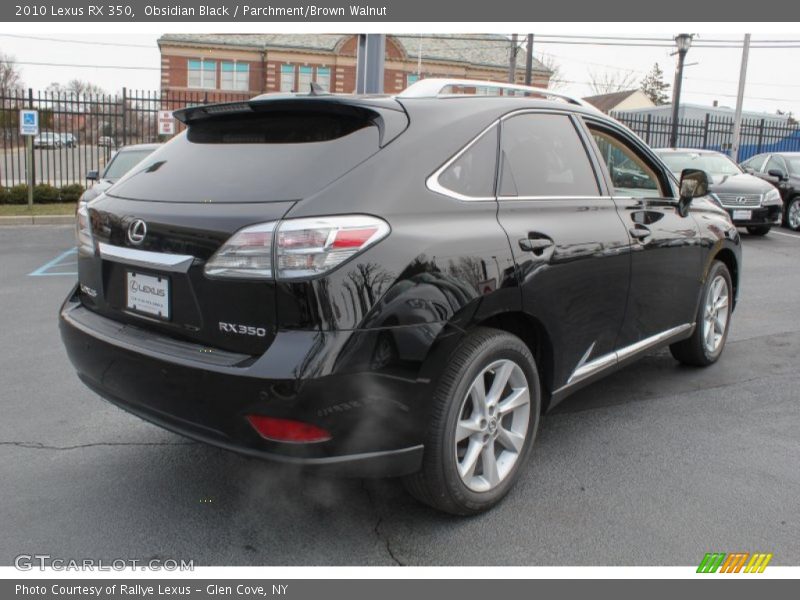 Obsidian Black / Parchment/Brown Walnut 2010 Lexus RX 350