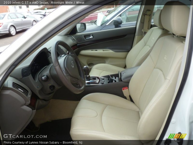 Moonlight White / Wheat 2010 Infiniti G 37 x AWD Sedan