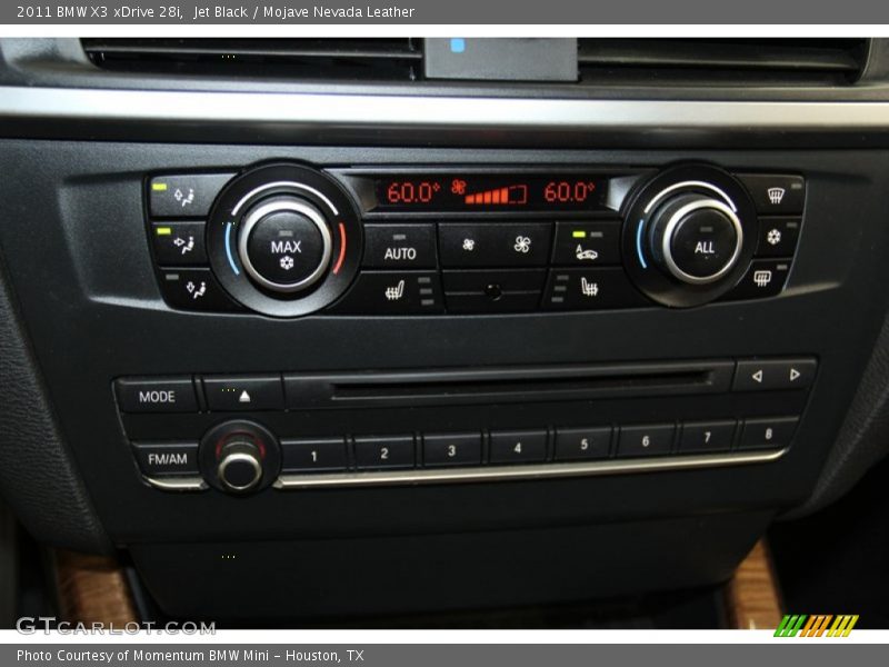 Controls of 2011 X3 xDrive 28i