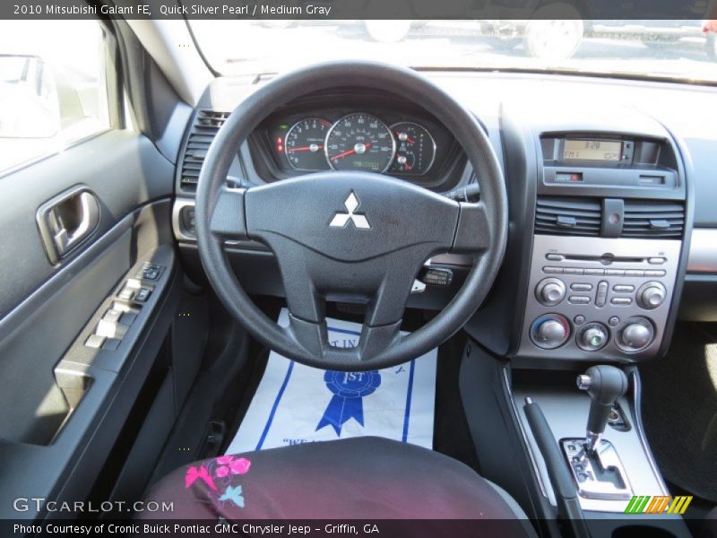 Quick Silver Pearl / Medium Gray 2010 Mitsubishi Galant FE
