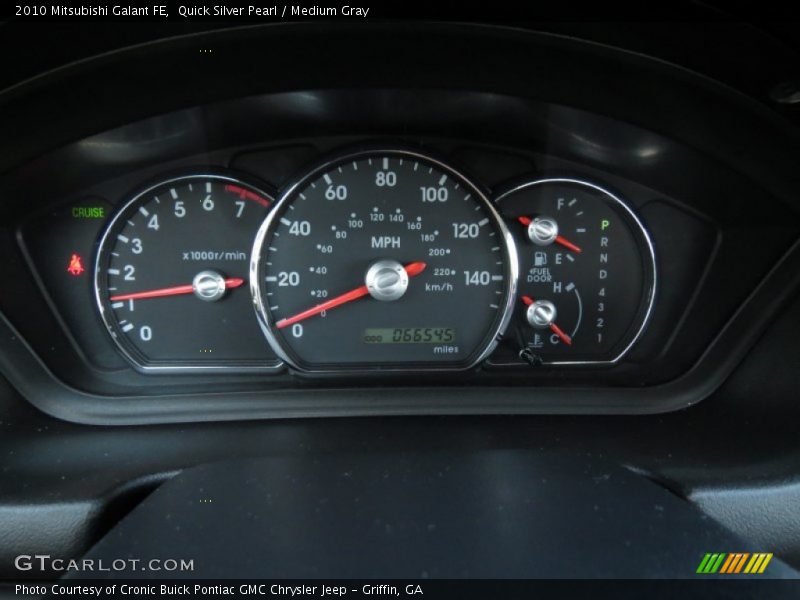Quick Silver Pearl / Medium Gray 2010 Mitsubishi Galant FE
