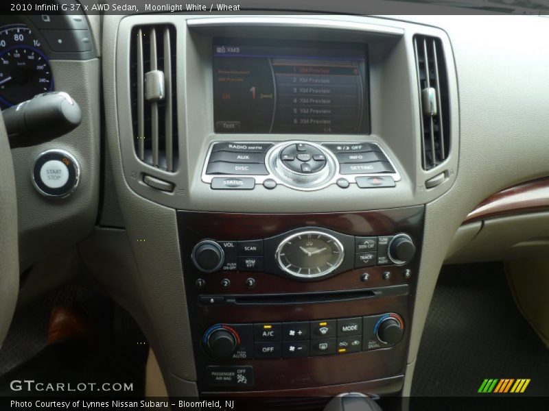 Moonlight White / Wheat 2010 Infiniti G 37 x AWD Sedan