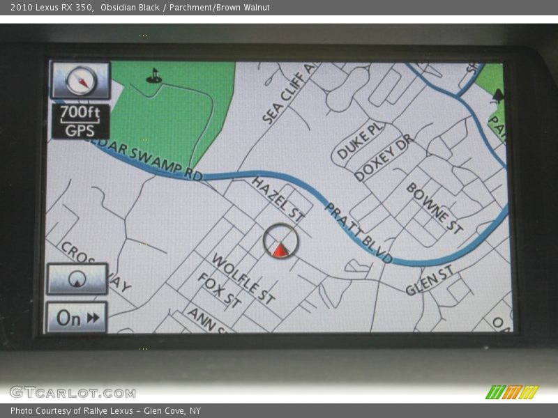 Obsidian Black / Parchment/Brown Walnut 2010 Lexus RX 350