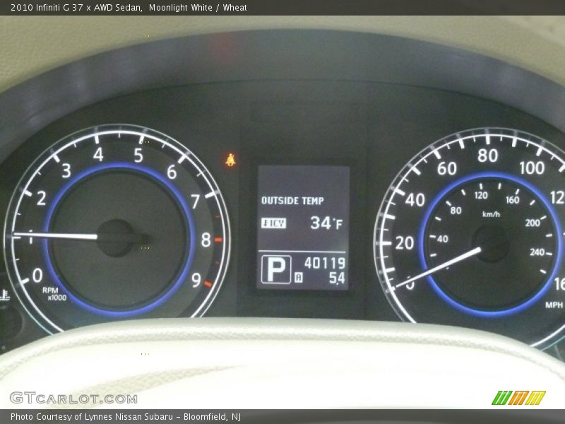 Moonlight White / Wheat 2010 Infiniti G 37 x AWD Sedan
